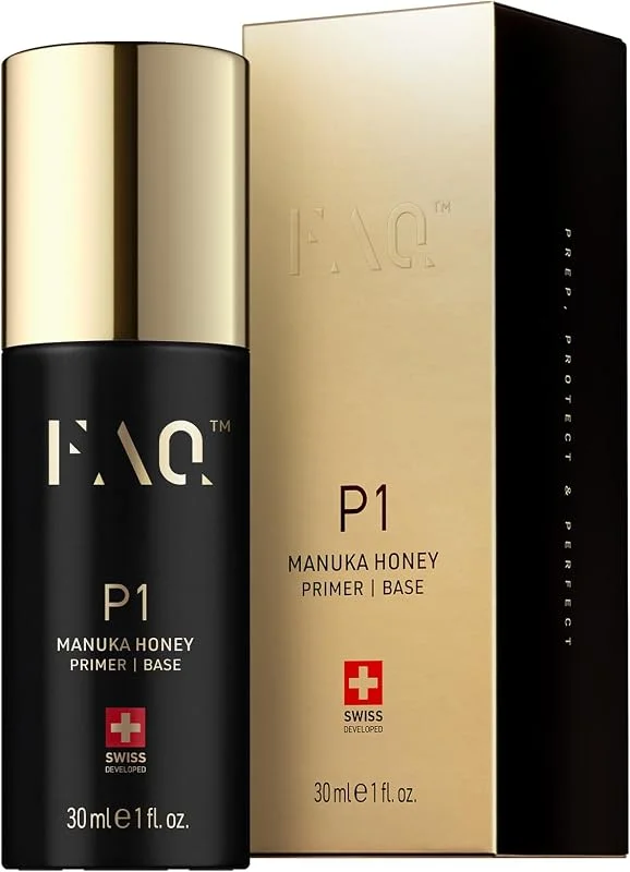 FAQ P1 Manuka Honey İletken Jel 30 ml – Besleyici, antioksidan ve nemlendirici etki – Allantoin & amino asitlerle yaşlanma karşıtı bakım – Dermatolog onaylı, tüm cilt tipleri için uygun — Cilt bakımı