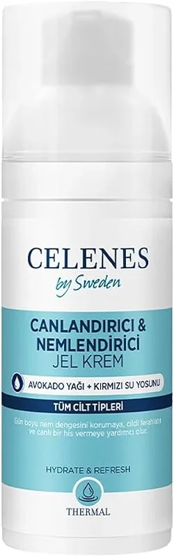 Celenes By Sweden Nemlendirici ve Canlandırıcı Thermal Jel Günlük Bakım Kremi 50 ml — Cilt bakımı