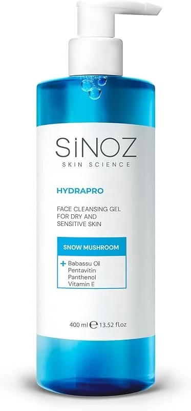Sinoz Hydrapro Kuru ve Hassas Ciltler için Nemlendiricili Yüz Temizleme Jeli 400 ml — Cilt bakımı