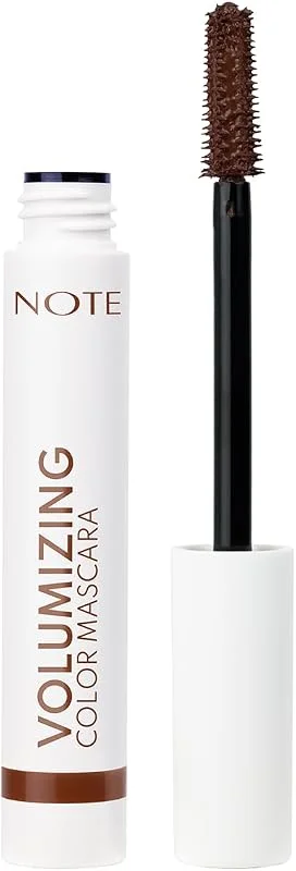 Note Cosmetics Volumizing Color Hacim ve Uzatma Etkili Renkli Maskara - Kahverengi — Makyaj