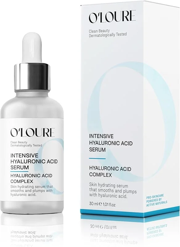 O'loure Beauty Intensive Hyaluronic Acid Serum Hyalüronik Asit Serum, Yoğun Nemlendirici, Tüm Cilt Tipleri İçin, Yaşlanma Karşıtı, Yüz İçin, Parfümsüz, Paraben İçermeyen, 30ml — Cilt bakımı