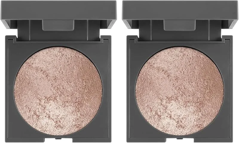 ALIX AVIEN Işıltılı Aydınlatıcı - Baked Highlighter 01 Sparklıng Ivory - 11 G (2 paketi) — Makyaj