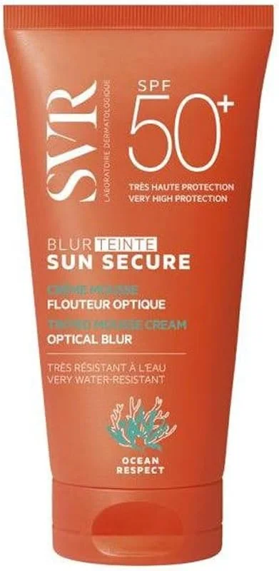 Svr Sun Secure Blur Teinte Aşırı Duyarlı Ciltler İçin Renkli Spf50 Güneş Kremi 50 ml — Cilt bakımı