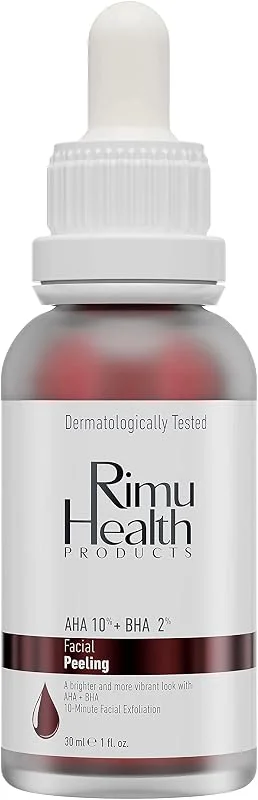Rimu Health Products Canlandırıcı Ve Cilt Tonu Eşitleyici Yüz Peeling Serum 30 Ml (AHA 10% + BHA 2%) — Cilt bakımı
