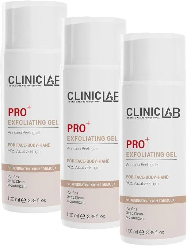 Aydınlatıcı Ve Yenileyici Exfoliating Peeling Jel 100 ml (3 paketi) — Cilt bakımı