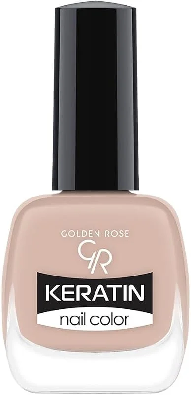 Golden Rose Keratin Nail Color No: 12 - Keratin İçerikli Güçlendirici Parlak Oje — Makyaj