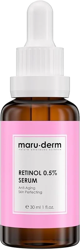 Maruderm Retinol%0.5 Cilt Yenileyici Bakım Serumu – Besleyici Bitkisel Yağlar & Seramid ile İnce Çizgi Karşıtı Yüz Serumu, 30 ML — Cilt bakımı