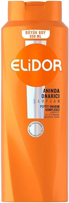 Elidor Saç Bakım Şampuanı, Anında Onarıcı, 650 ml — Saç bakımı