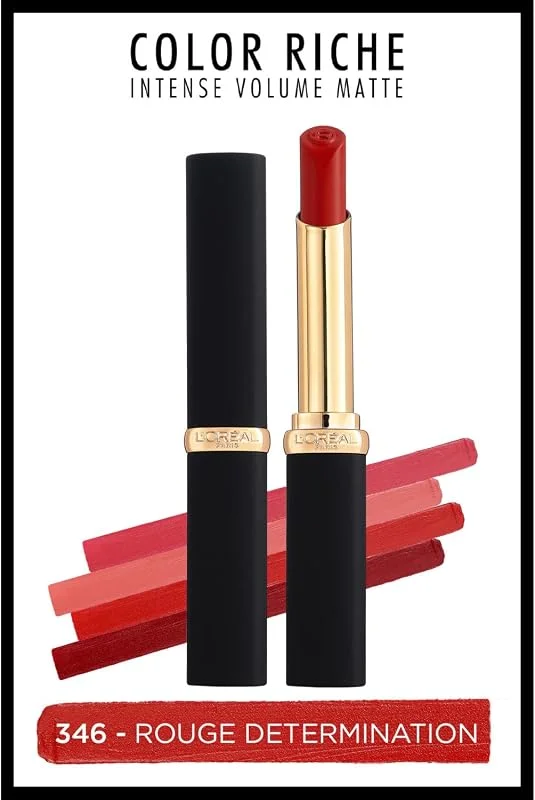 L'Oreal Paris Color Riche Intense Volume Matte Ruj - 346 Rouge Determination — Makyaj