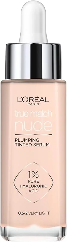 L'Oreal Paris True Match Nude Serum Fondöten 30 ml - 0.5-2 Very Light — Makyaj