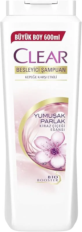 Clear Besleyici Şampuan Kepeğe Karşı Etkili Yumuşak ve Parlak Saçlar 600 ml — Saç bakımı