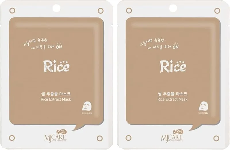 mjcare mijin cosmetics On Rice Extract Mask Pirinç Özlü Yüz Maskesi 2li paket — Cilt bakımı