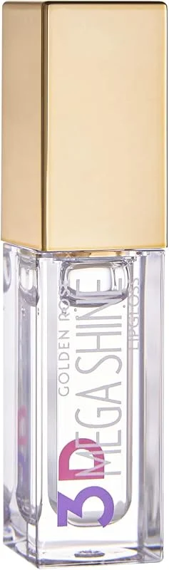 Golden Rose 3D Mega Shine Lipgloss No: 101 Clear Şeffaf Dudak Parlatıcısı — Makyaj