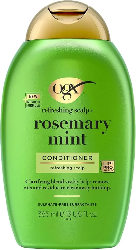 OGX Refreshing Scalp+ Rosemary Mint Arındırıcı Sülfatsız Saç Bakım Kremi 385 Ml — Saç bakımı