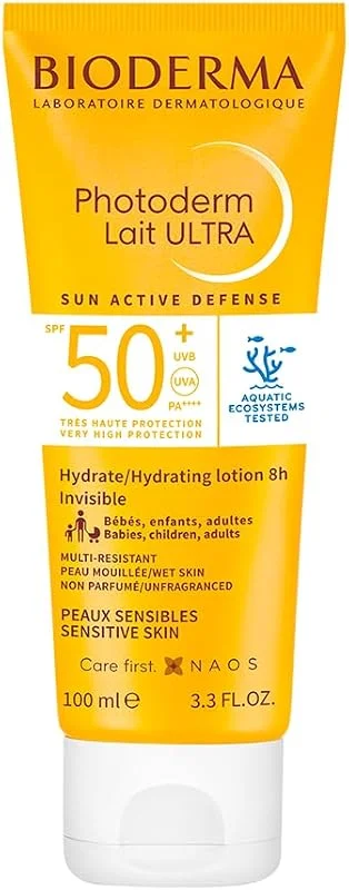 Bioderma Photoderm Lait Ultra SPF50+ Tüm Ciltler için Yüksek Koruma Süt Formda Yüz, Vücut Güneş Kremi 100 ml — Cilt bakımı