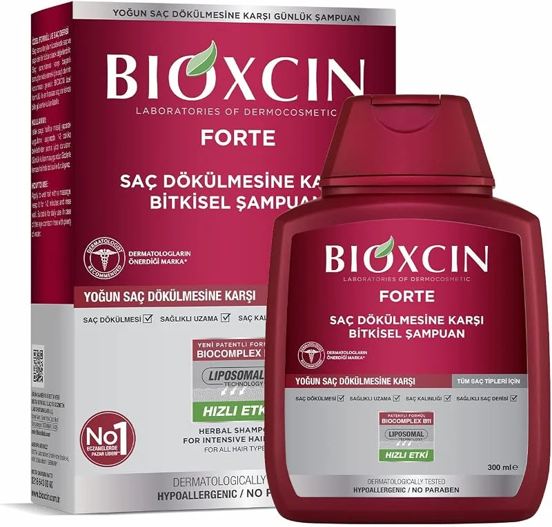 Bioxcin Forte Saç Dökülmesine Karşı Bitkisel Şampuan (1 x 300 ml) — Saç bakımı