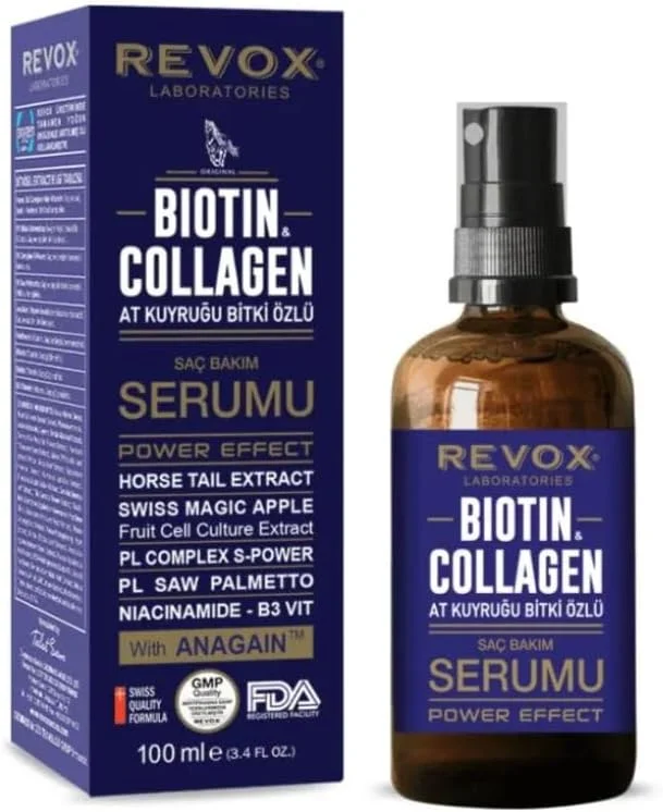REVOX Biotin & Collagen Saç Serumu 100 ml — Saç bakımı
