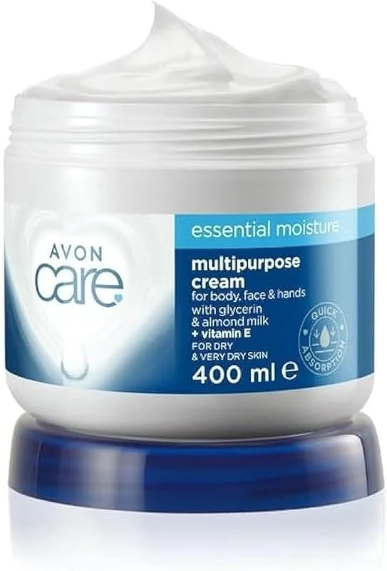 Avon Care Gliserin ve Badem Sütü içeren Yoğun Nemlendirici El, Yüz ve Vücut Kremi 400 Ml. — Cilt bakımı