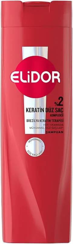 Elidor Saç Bakım Şampuanı Brezilya Keratin Terapisi 400 ml — Saç bakımı