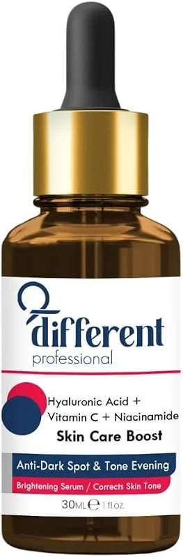 Different Professional C Vitamini, Niacinamide ve Hyalüronik Asit İçeren Leke Karşıtı Cilt Serumu, Tüm Cilt Tipleri İçin, Aydınlatıcı ve Yaşlanma Karşıtı, 30ml — Cilt bakımı