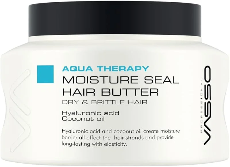 VASSO Nemlendirici Maske, Kuru ve Kırılgan Saçlar, Aqua Therapy 525 ml — Saç bakımı