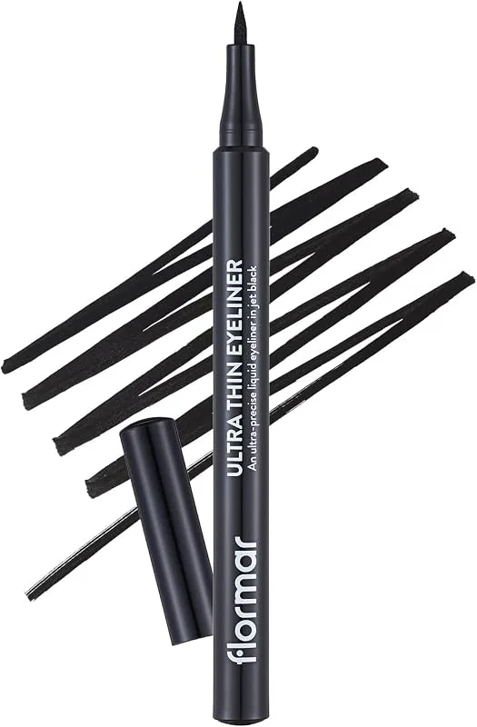 Flormar Ultra Ince Uçlu Eyeliner (SİYAH) - Ultra Thin Eyeliner - 001 Black - 8690604478491 — Makyaj