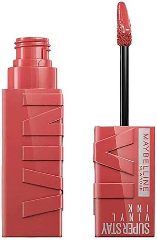 Maybelline New York Super Stay Vinyl Ink Uzun Süre Kalıcı Likit Parlak Ruj 15 Peachy — Makyaj