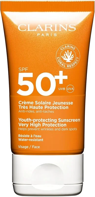 Clarins Sun Face Cream SPF50+ 50 ML Yüz İçin Güneş Kremi, 3666057217340 — Cilt bakımı