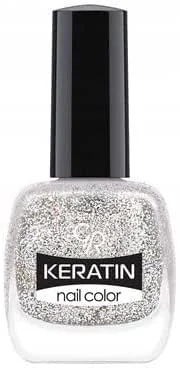 Golden Rose Keratin Nail Color Glitter No: 402 - Keratin İçerikli Güçlendirici Parlak Oje — Makyaj