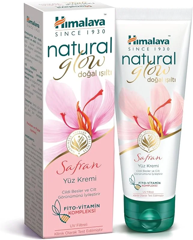Himalaya Since 1930 Natural Glow Doğal Işıltı Yüz Kremi 50 gr, Safran, Niacinamide, Fito-Vitamin Kompleksi — Cilt bakımı
