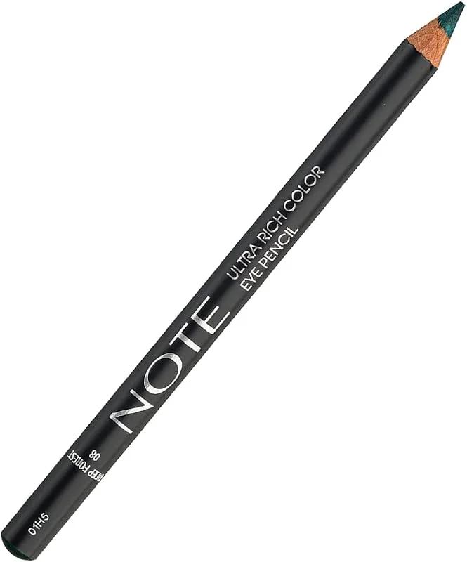 Note Cosmetics Ultra Rich Color Göz Kalemi 08 Deep Forest, Koyu Yeşil — Makyaj