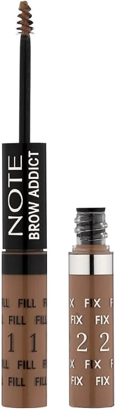 Note Cosmetics Brow Addict Fix&Fill 01 – Kaş Farı&Maskarası 2'si 1 Arada — Makyaj