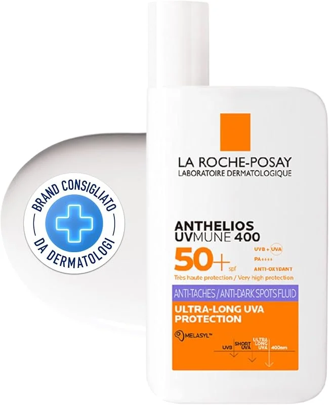 La Roche-Posay Anthelios Uvmune HEVL+ Anti Dark Spots Fluid SPF 50+ Koyu Leke Karşıtı Yüz Güneş Koruyucu 50 ml — Cilt bakımı