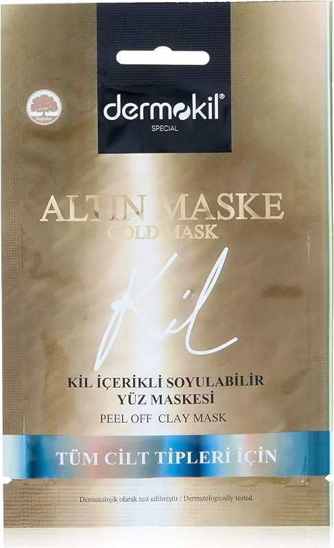 Dermokil Kil İçerikli Soyulabilir Gold Maske — Cilt bakımı