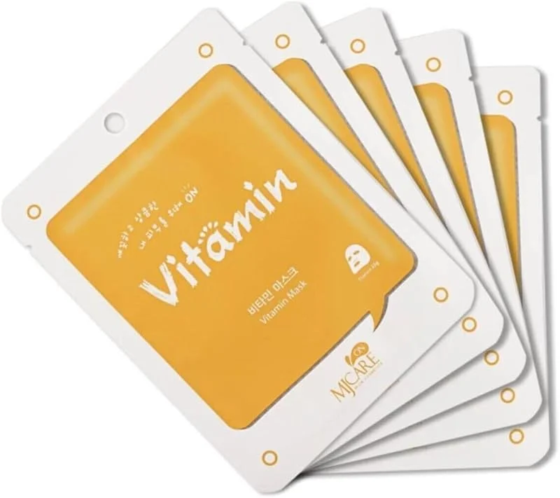 Mjcare On Vitamin Mask Vitaminli Yüz Maskesi 5'li — Cilt bakımı