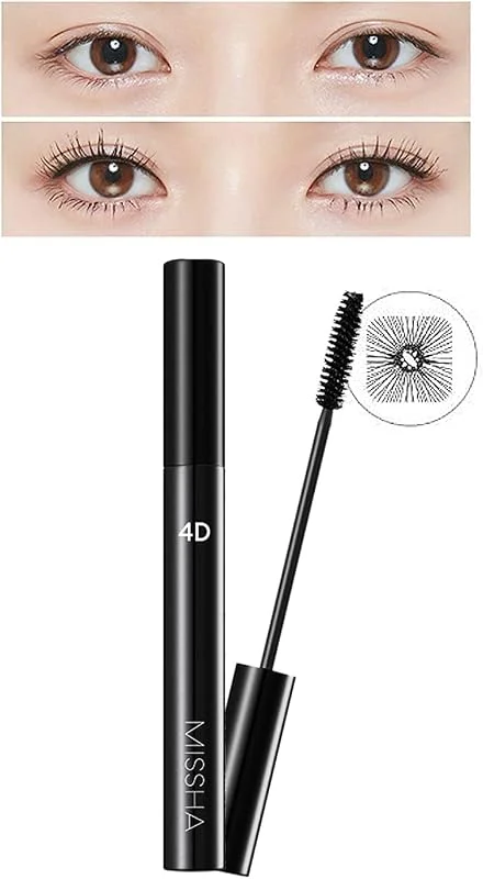 MISSHA 4 Kat Dolgunluk Sağlayan Takma Kirpik Etkili Maskara MISSHA 4D Mascara — Makyaj