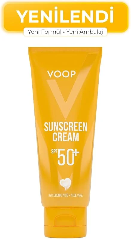 Vücut & Yüz Güneş Kremi Çok Yüksek Koruma 50 Spf - 100 ml, Hyaluronic Asit & Aloe Vera — Cilt bakımı