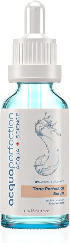 Acqua Perfection Aydınlatıcı ve Leke Karşıtı, Koyu Leke Karşıtı ve Cilt Tonu Eşitleyici Arbutin Serum (%3 Arbutin, Niacinamide) 30ml Hamilelik & Güneş Leke Karşıtı — Cilt bakımı