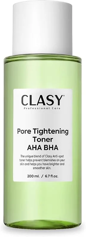CLASYCARE Gözenek Sıkılaştırıcı, Arındırıcı Ve Siyah Nokta Karşıtı, AHA & BHA Tonik, Toner, 200 ml — Cilt bakımı