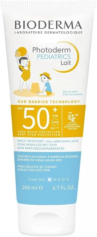 Bioderma Photoderm Pediatrics Lait SPF50+ Bebek, Çocuk Çok Yüksek Korumalı Süt Formda Güneş Kremi 200 ml — Cilt bakımı