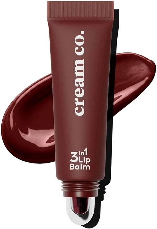 Cream Co. Nemlendirici Parlatıcı 3in1 Lip Balm, Dudak Bakım, Black Cherry Bordo, Hyaluronik Asit Seramid — Makyaj