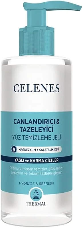 Celenes By Sweden Thermal Yüz Yıkama Jeli Yağlı ve Karma Ciltler (250 ml) — Cilt bakımı
