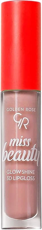 Golden Rose Miss Beauty Glow Shine 3D Lipgloss Dudak Parlatıcı No:01 Nude Chic — Makyaj