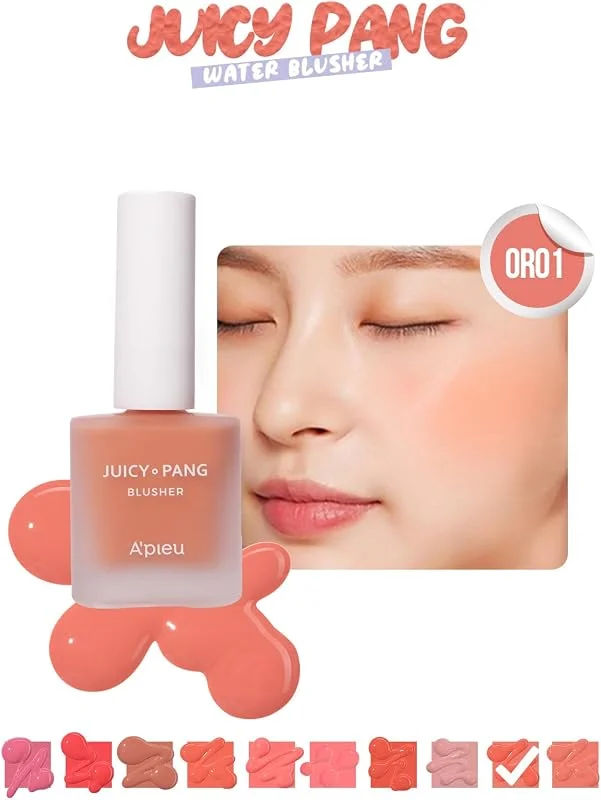 A'PIEU Juicy-Pang OR01 Turuncu Likit Allık 9g — Makyaj