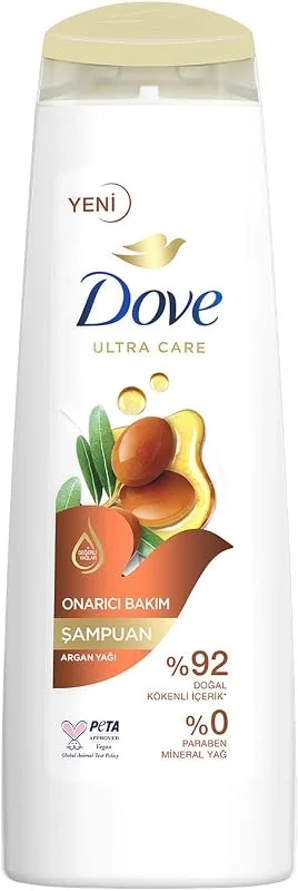 Dove Ultra Care Saç Bakım Şampuanı Onarıcı Bakım Argan Yağı 400 ml — Saç bakımı