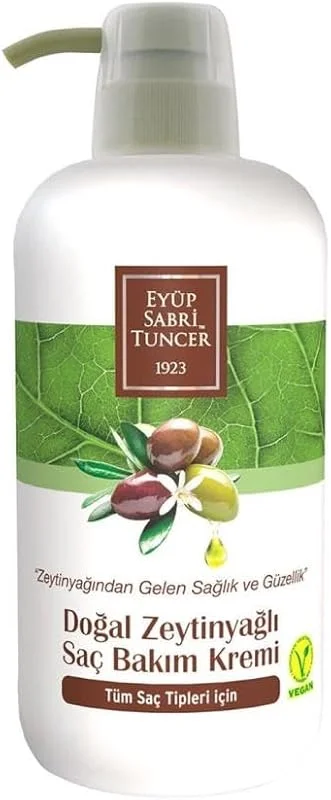 Eyüp Sabri Tuncer Doğal Zeytinyağlı Saç Kremi (600 ml) — Saç bakımı