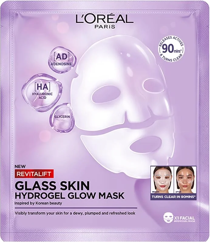L'Oreal Skin Expert L’Oreal Paris Revitalift Glassy Skin Şeffaflaşan Hidrojel Maske — Cilt bakımı