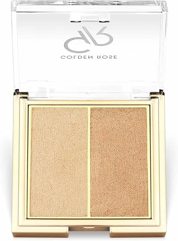 Golden Rose So Glow! Highlighter Duo No: 102 Sunshine - İkili Toz Aydınlatıcı — Makyaj