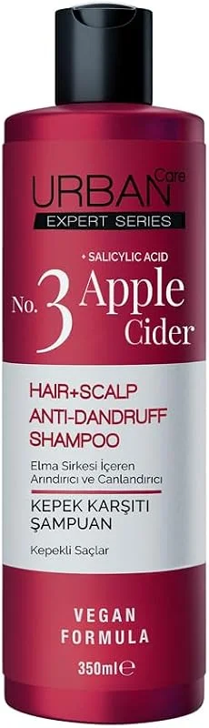 Urban Care Expert No.3 Apple Cider & Salycylic Acid Kepek Karşıtı Saç Bakım Şampuanı, 350 ml — Saç bakımı