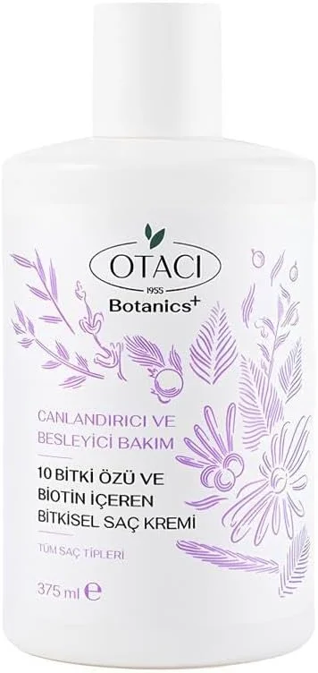 Canlandırıcı & Besleyici Bakım - 10 Bitki Özü Ve Biotin İçeren Bitkisel Saç Kremi — Saç bakımı